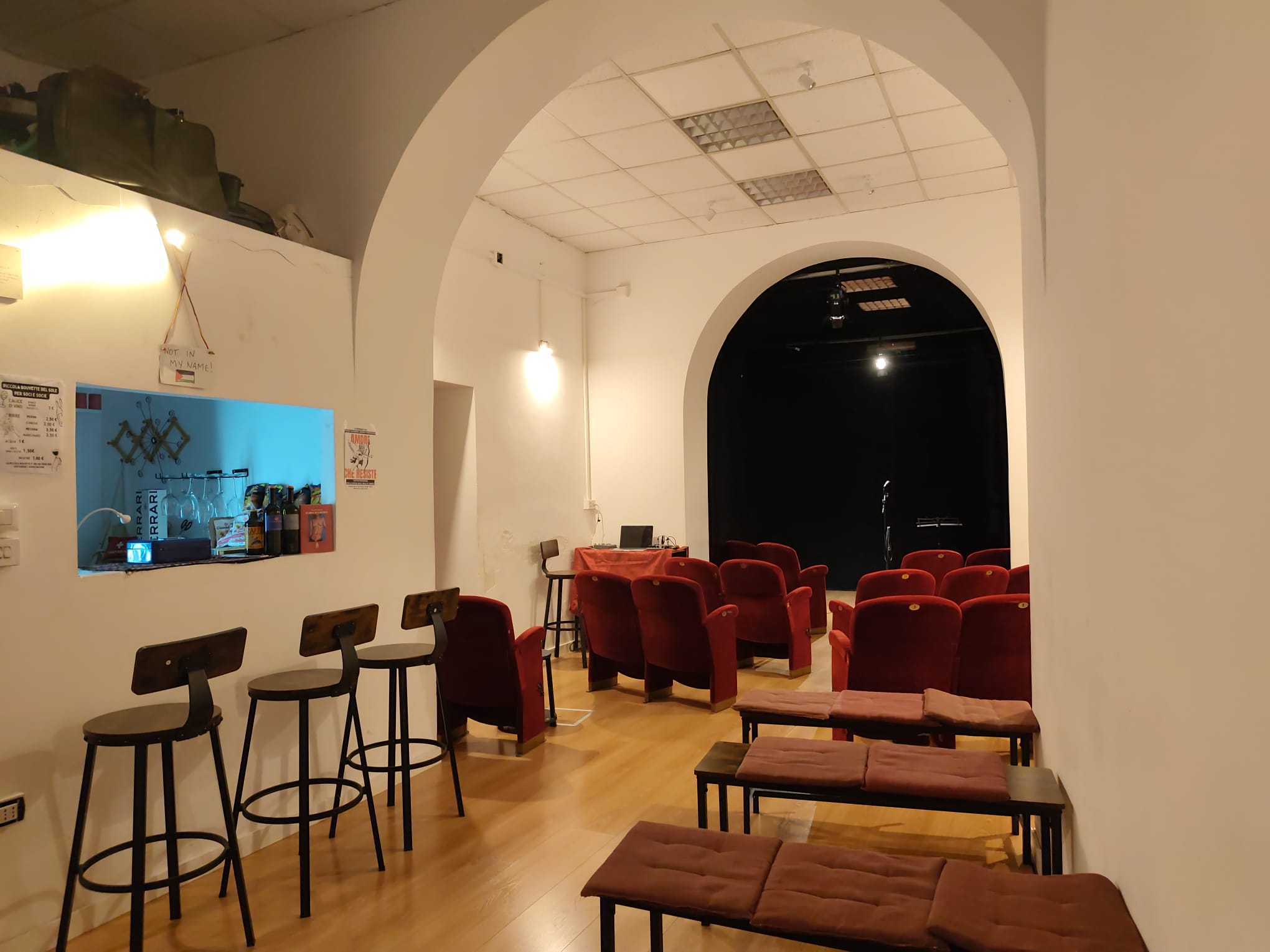 Sala Sole - area prove